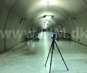 3D scanning af tunnel